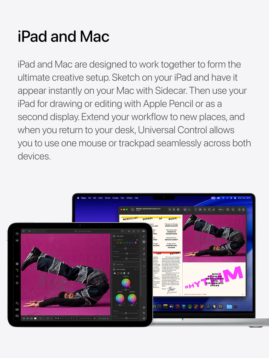 iPad and Mac