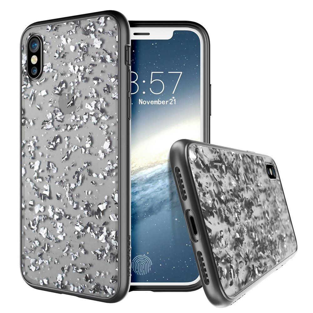 BODY GLOVE GLAM IPHONE X CASE VARIOUS PLATINUM/SILVER