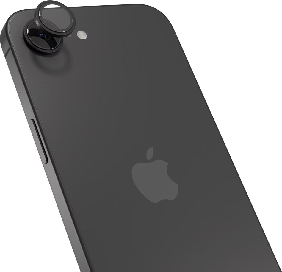 Epico Aluminium Lens Protector for Apple iPhone 16e – Black