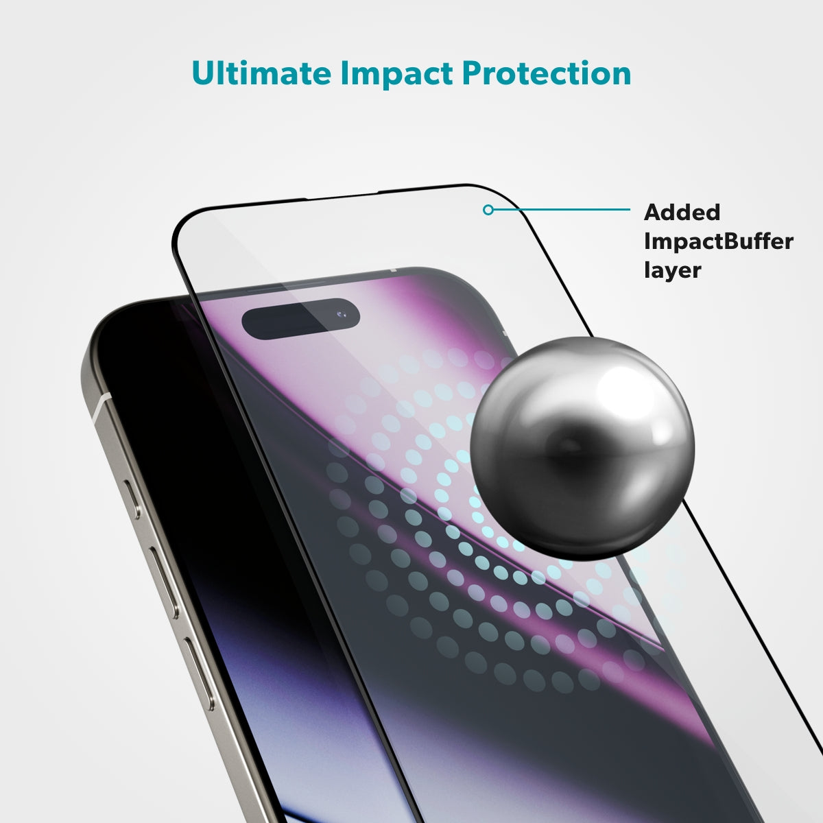 Epico ImpactBuffer Glass 3D iPhone 13/13 Pro/14/16e/17e
