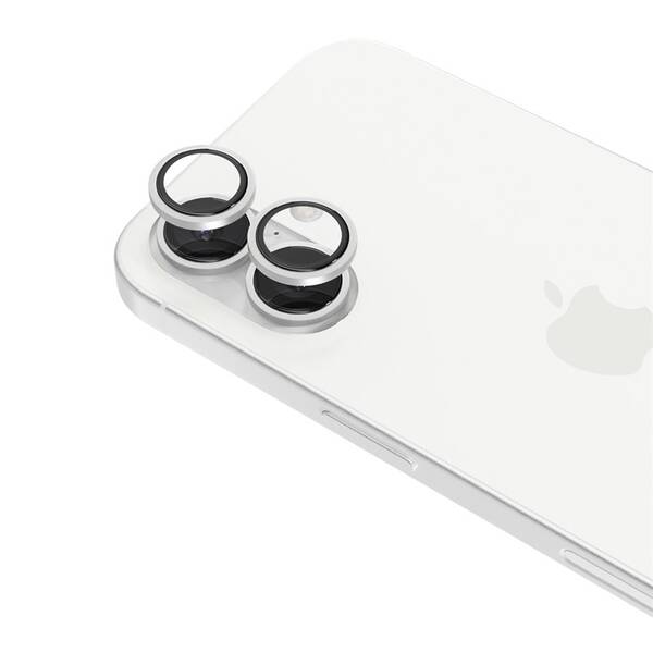 Epico Aluminium Lens Protectors Clear View iPhone 17 – Silver