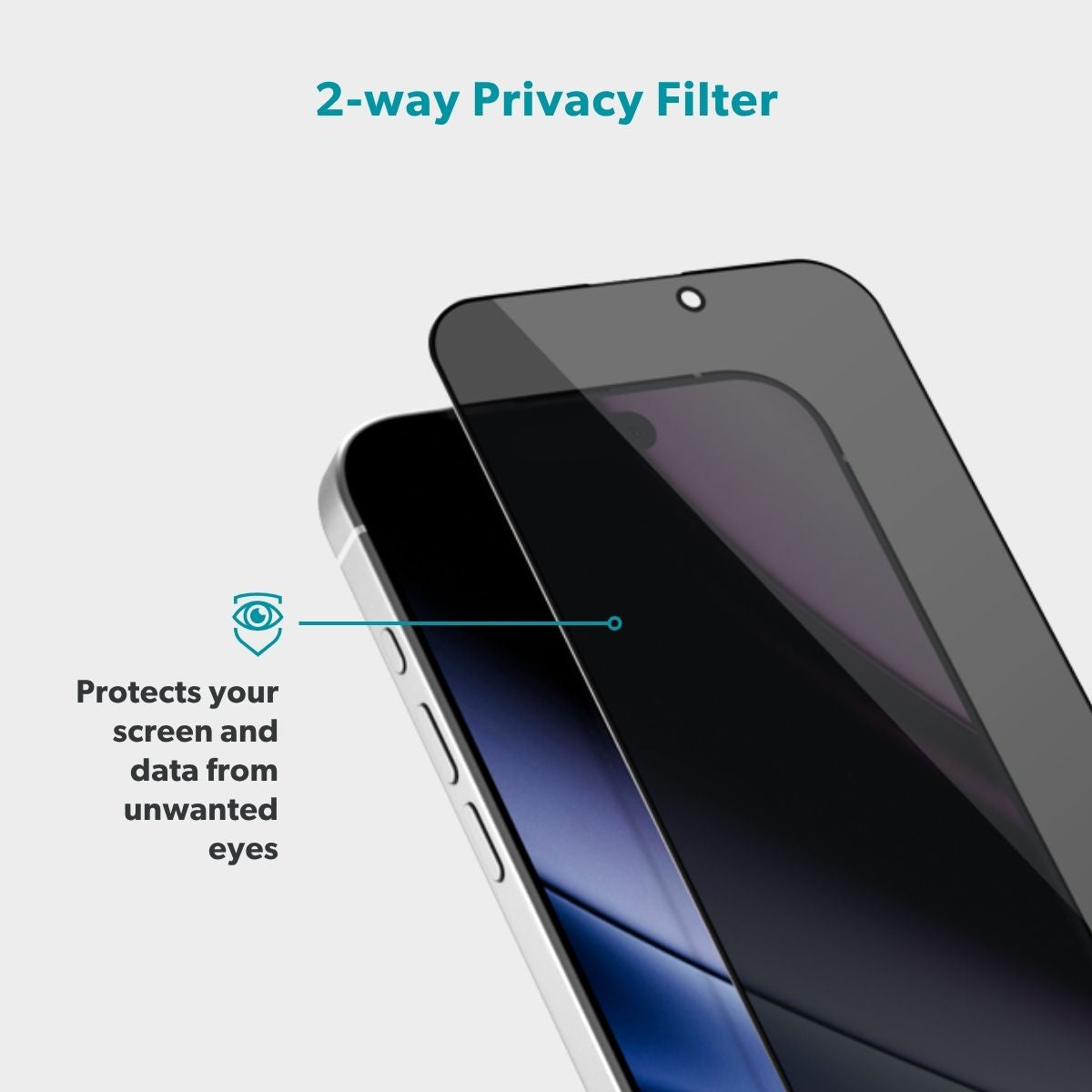 Epico Privacy Glass 3D iPhone 17 Pro Ultra-Wide Fit with One-Step Dust-Free Applicator