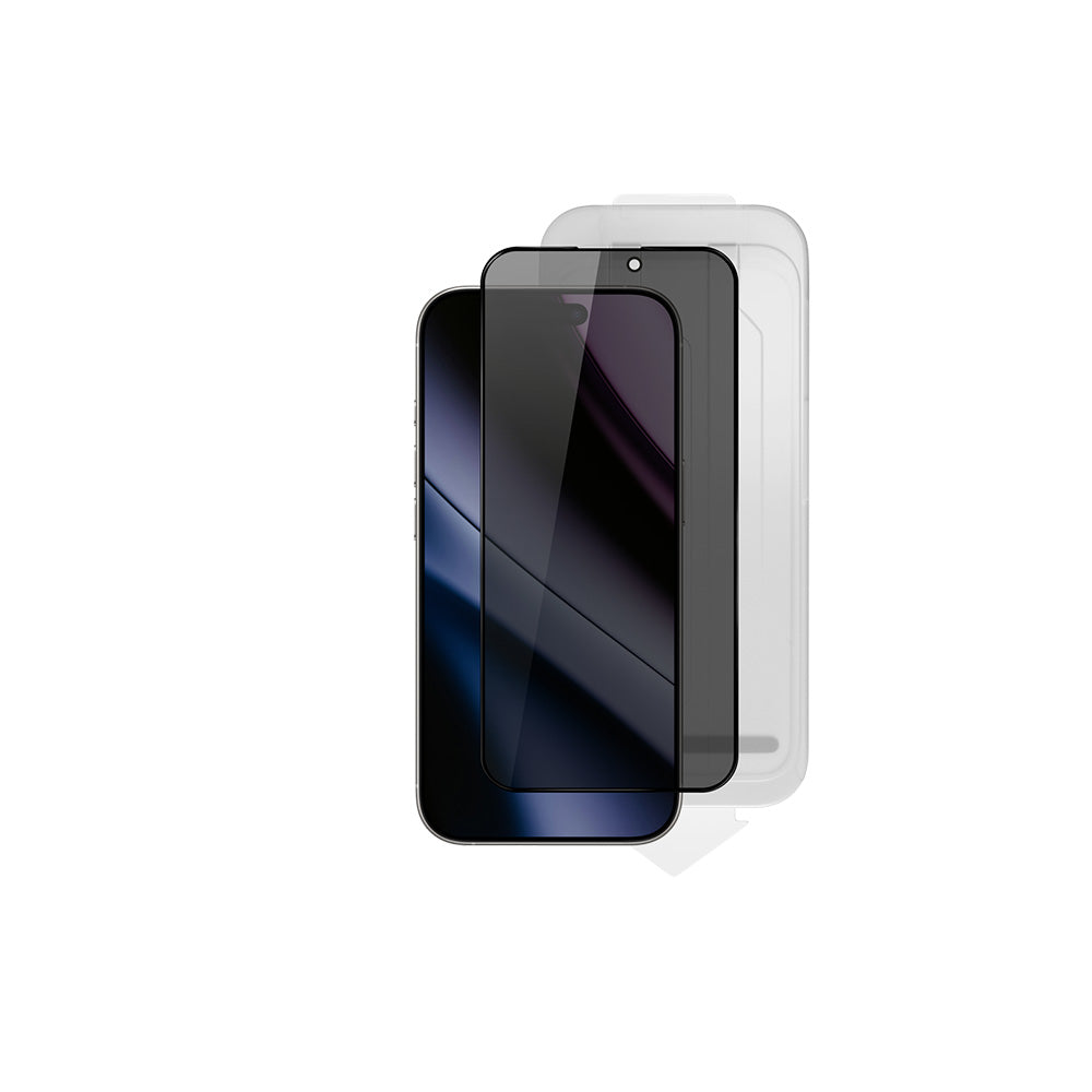 Epico Privacy Glass 3D iPhone 17 Pro Ultra-Wide Fit with One-Step Dust-Free Applicator