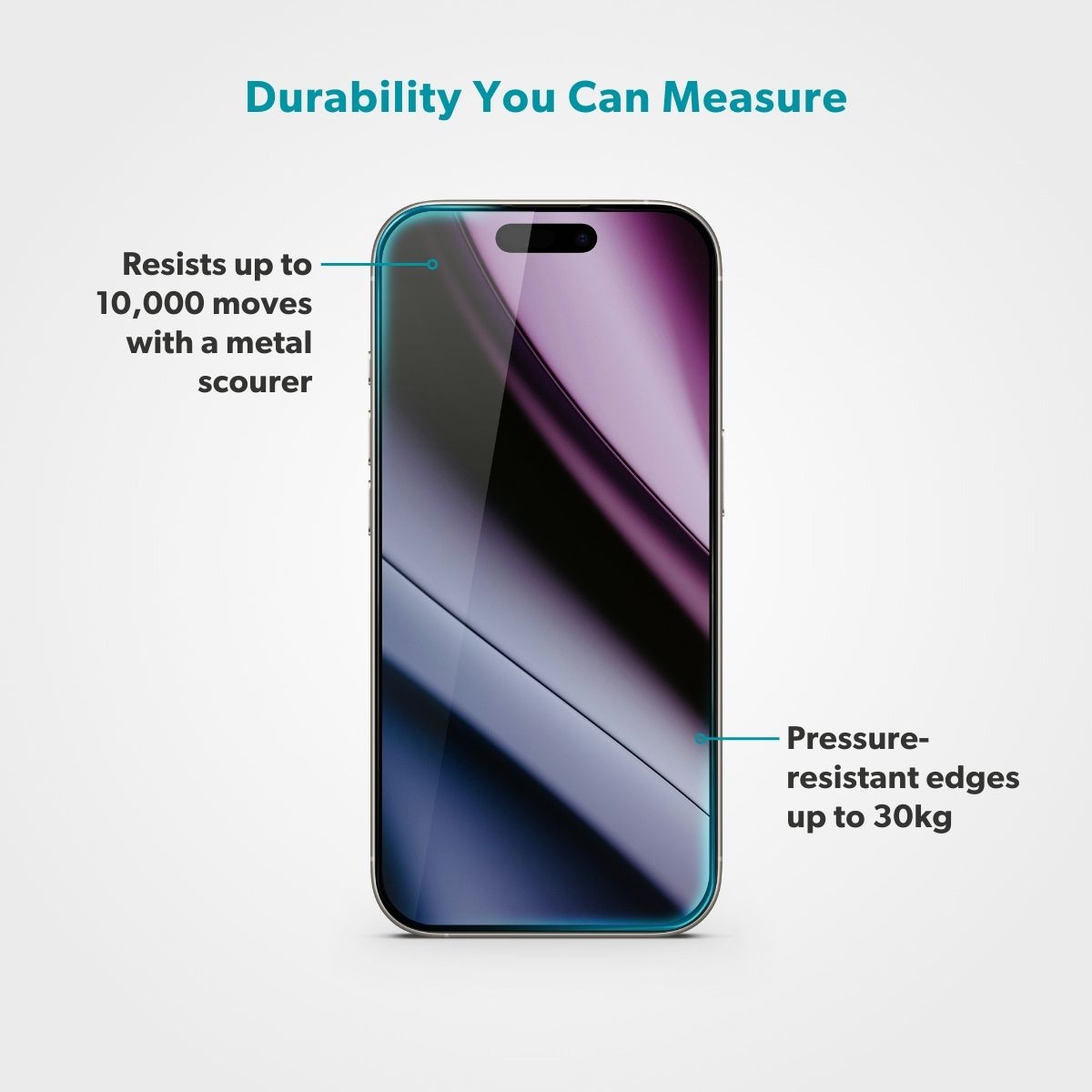 Epico ImpactBuffer Glass 3D iPhone 17 Pro Ultra-Wide Fit with One-Step Dust-Free Applicator