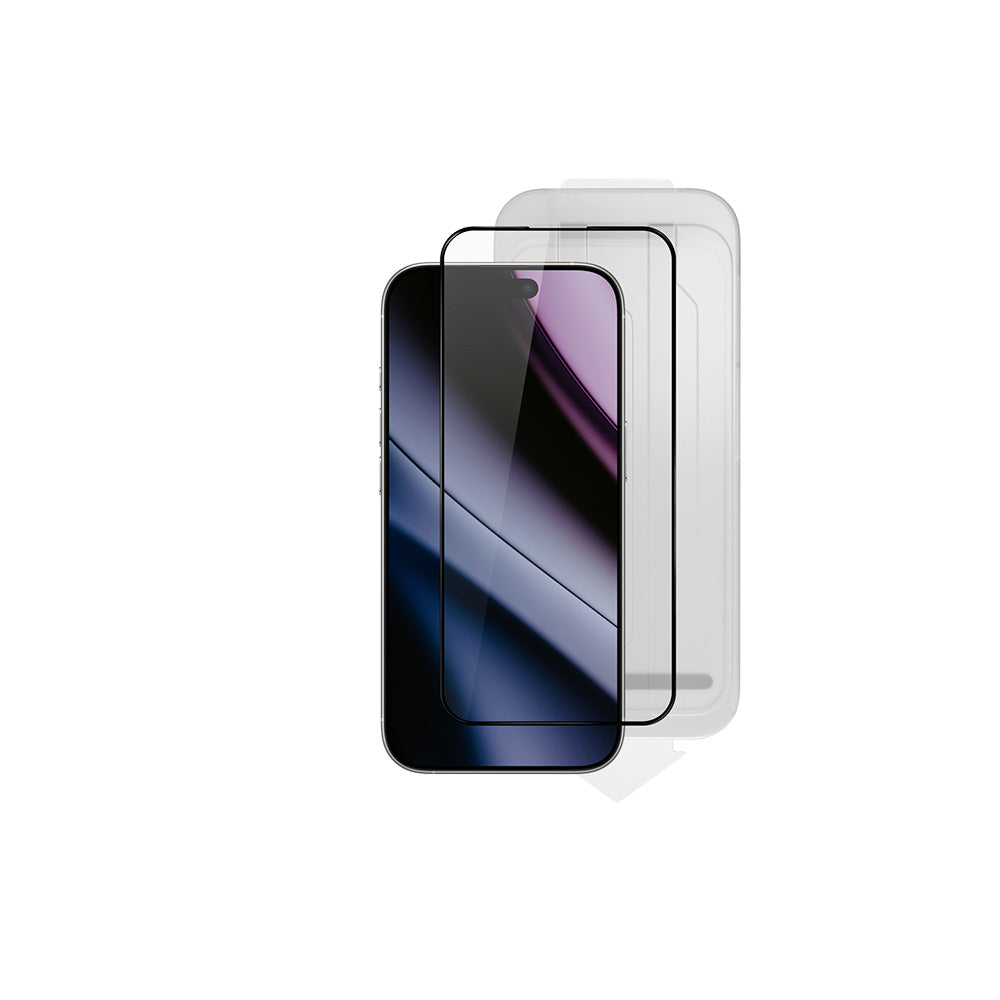 Epico ImpactBuffer Glass 3D iPhone 17 Pro Max Ultra-Wide Fit with One-Step Dust-Free Applicator