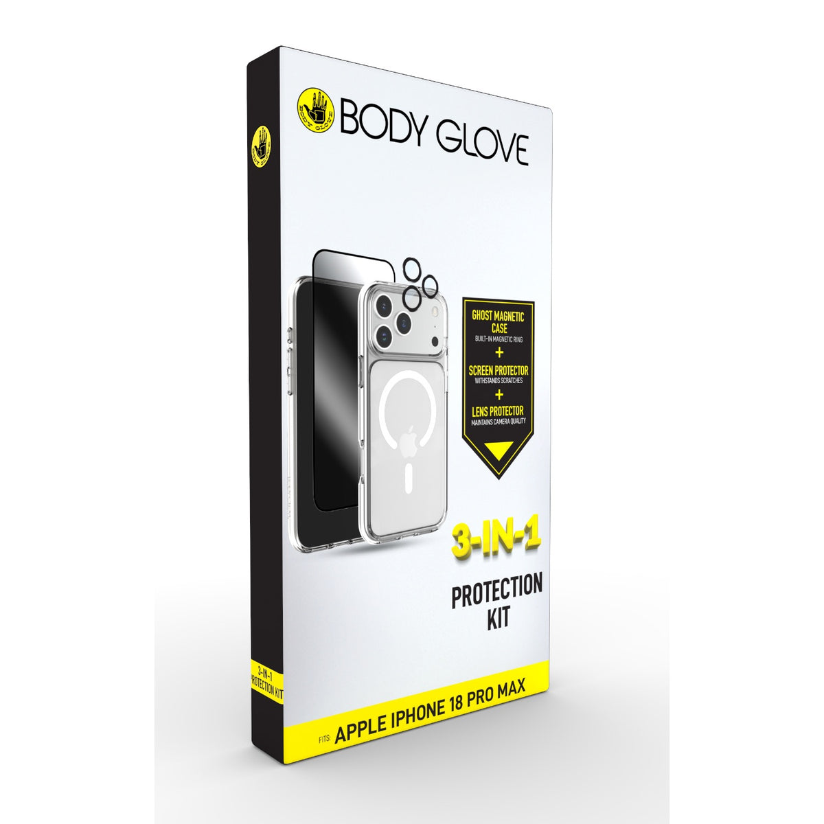 Body Glove iPhone 18 Pro Max 3 in 1 Mag Protection Bundle