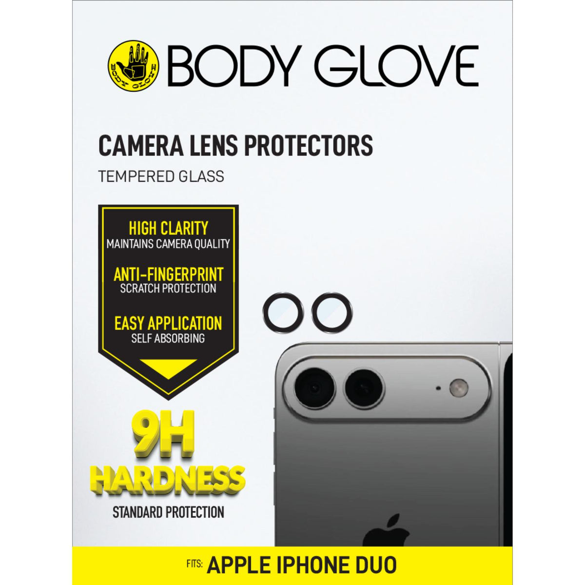 Body Glove iPhone 18 Duo Individual Lens Protector – Black