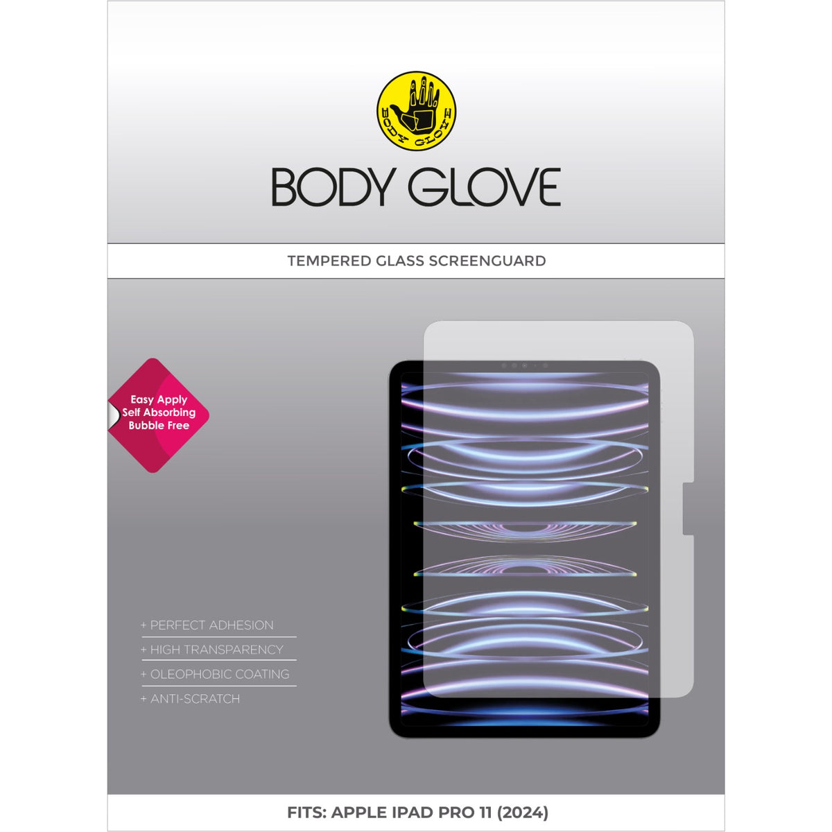 Body Glove iPad Pro 11" (2024/2025) Tempered Glass Screen Guard