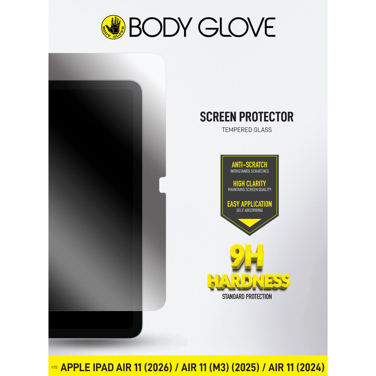 Body Glove iPad Air 11" (26/25/24) Tempered Glass Screen Guard