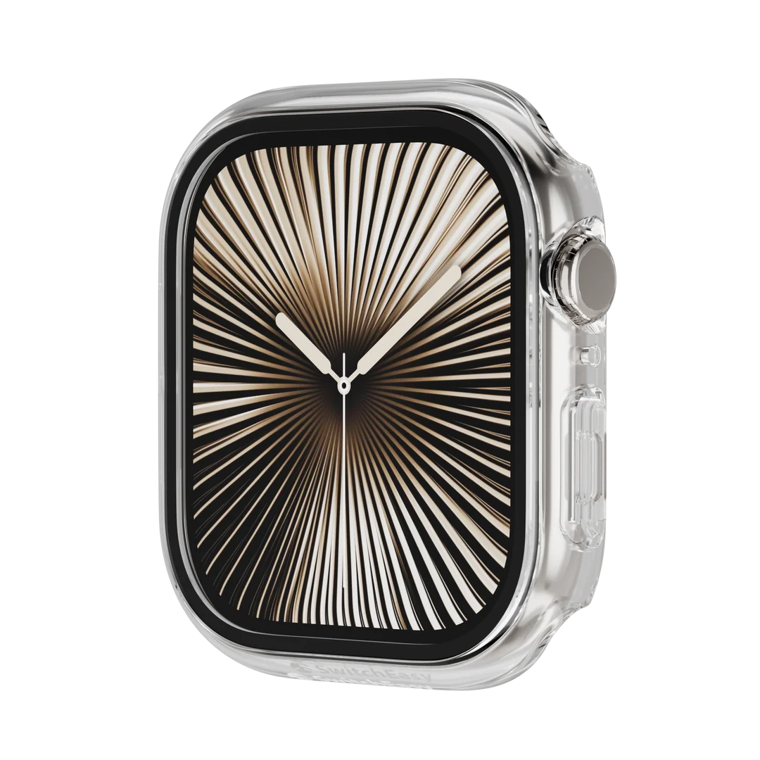 SwitchEasy Hybrid Glass Apple Watch 10/11 46mm – Transparent