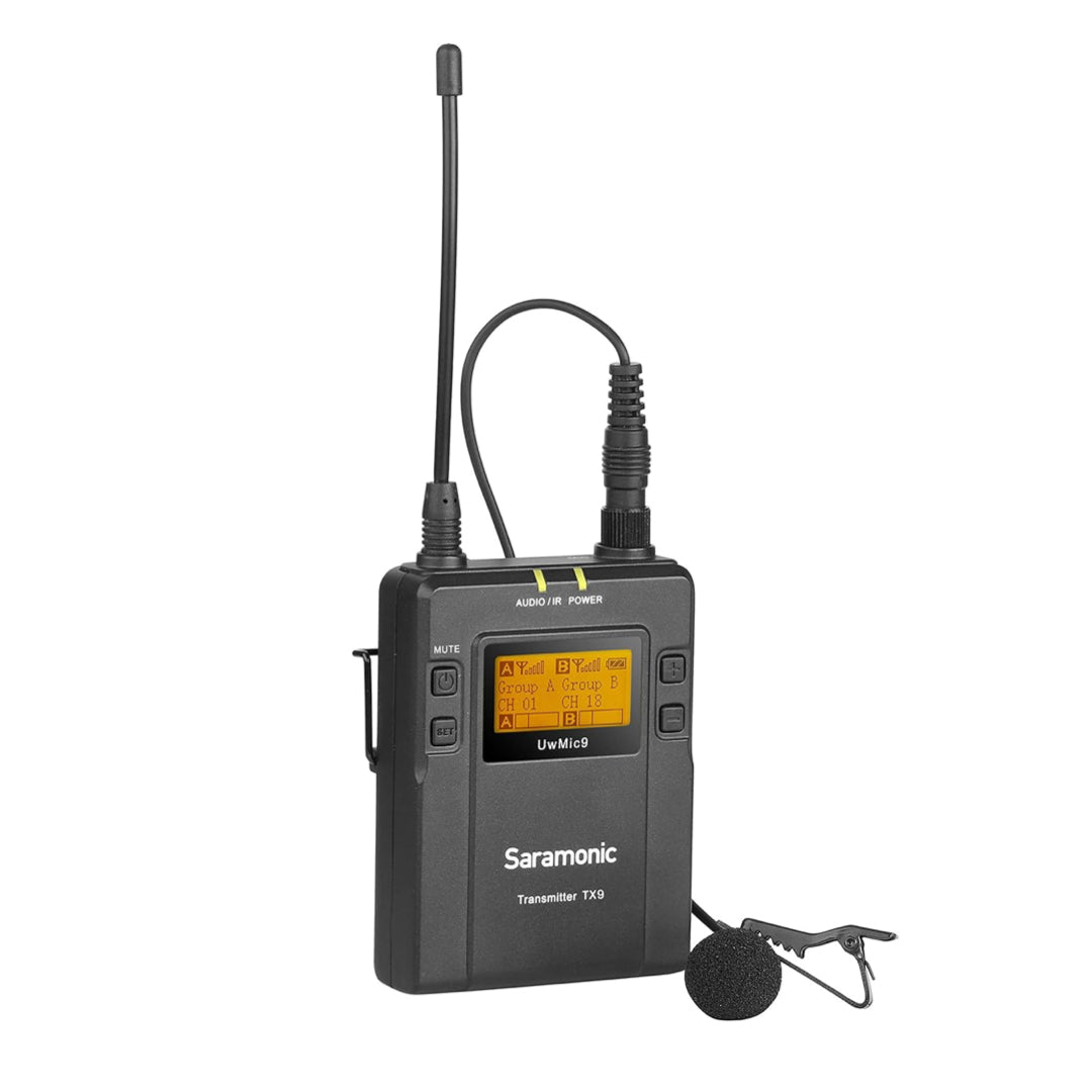 Saramonic UwMic9 TX9 transmitter UHF wireless microphone system