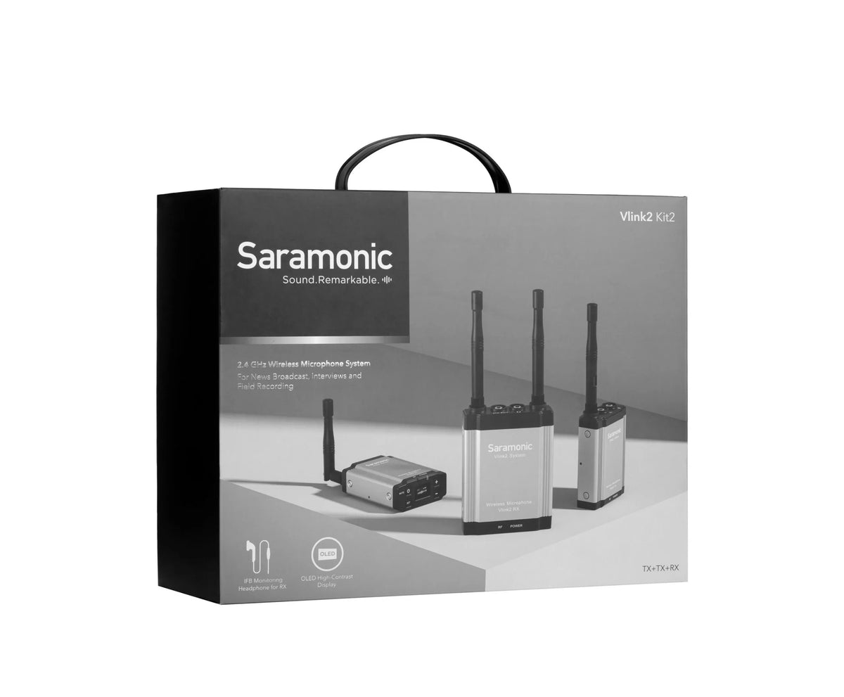 Saramonic Vlink2-Kit2 2.4 GHz Wireless Microphone System