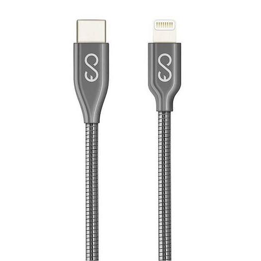 EPICO METAL USB C TO LIGHTNING CABLE 1.2M -SILVER