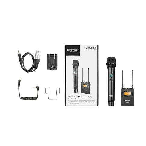 Saramonic UwMic9 KIT4 (RX9+HU9) UHF wireless microphone system
