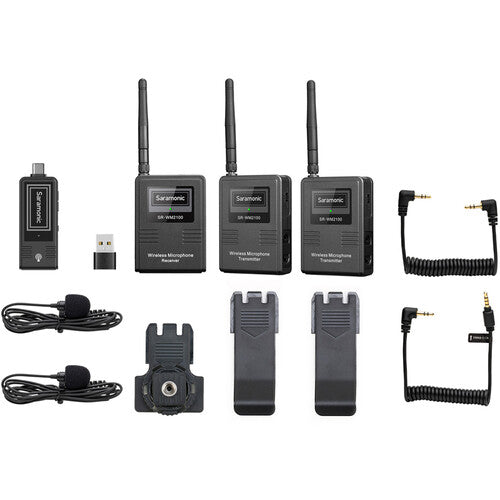 Saramonic SR-WM2100 2-Person Wireless Omni Lavalier Microphone System