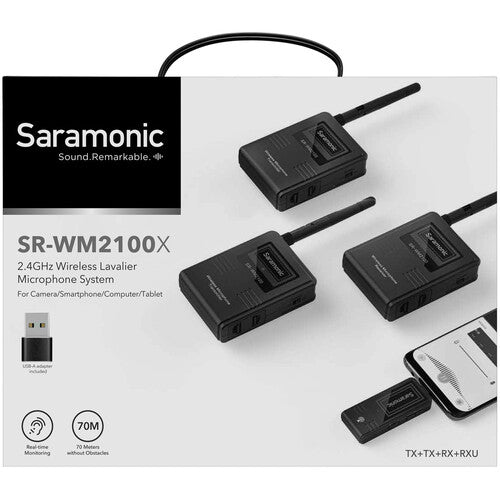 Saramonic SR-WM2100 2-Person Wireless Omni Lavalier Microphone System